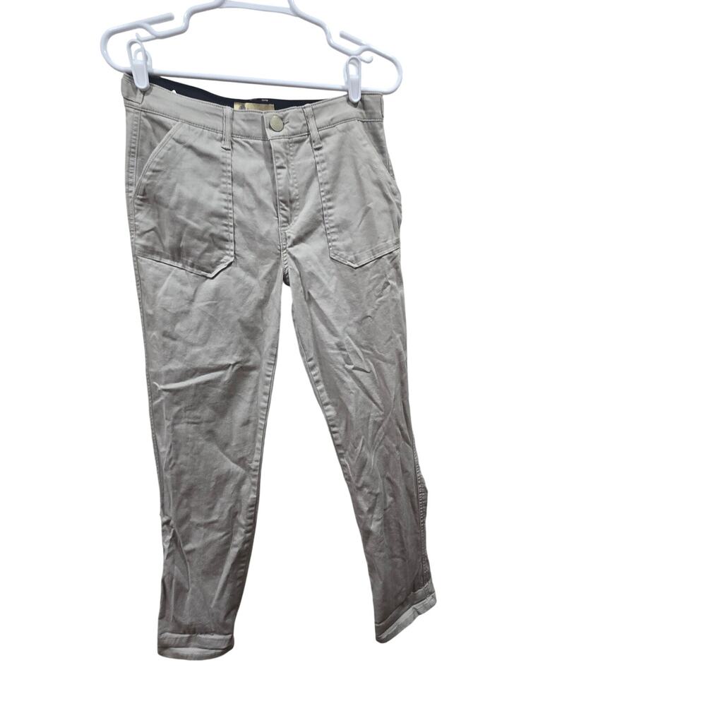 Democracy Ab Technology Beige Utility Straight Leg Pants Size 6